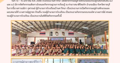 กิจกรรมการอยู่ค่ายพักแรมลูกเสือ เนตรนารีระดับชั้นมัธยมศึกษาปีที่ 2-3 และค่ายบำเพ็ญประโยชน์ระดับชั้นมัธยมศึกษาตอนปลาย